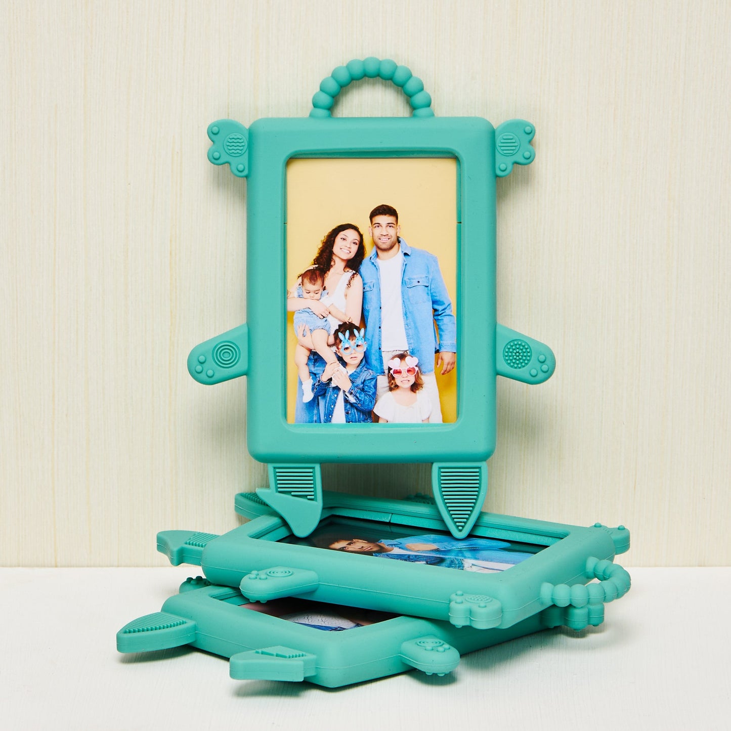 Nibble Frame (3 Pack) - Baby Safe Photo Frame and Teether