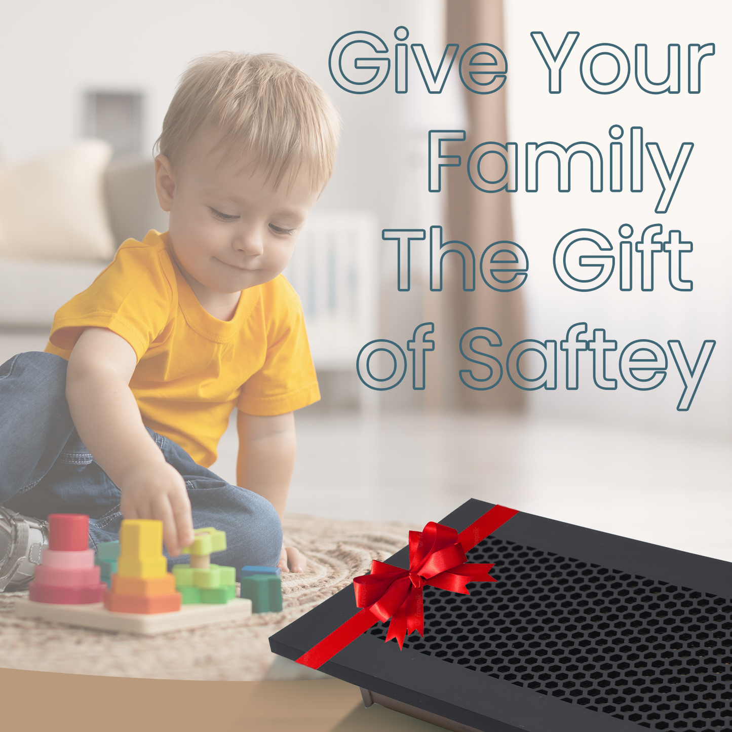 Vent Hugger - Baby Proofing Silicone Vent Cover for Home Floor (Grey) Fits 4"x10" Vent openings