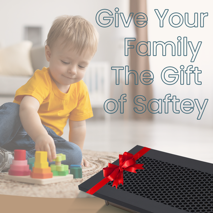 Vent Hugger - Baby Proofing Silicone Vent Cover for Home Floor (Grey) Fits 4"x10" Vent openings