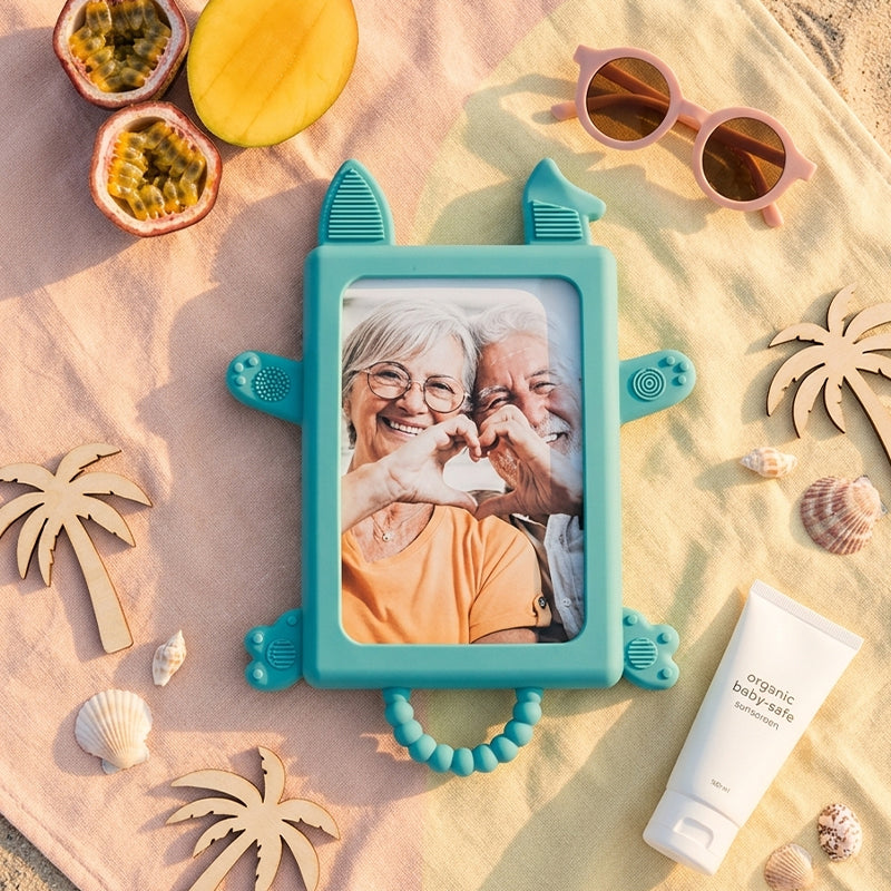 Nibble Frame — Baby Teether & Photo Frame