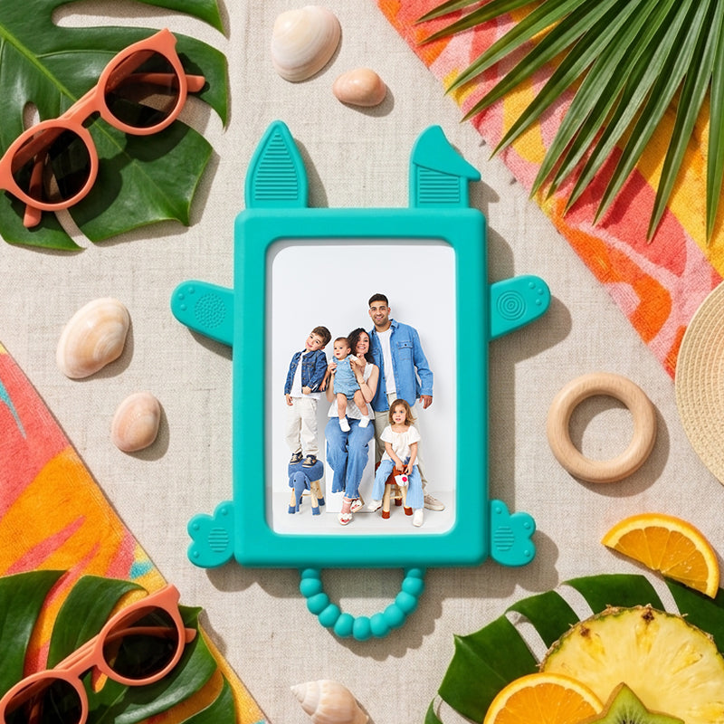 Nibble Frame — Baby Teether & Photo Frame
